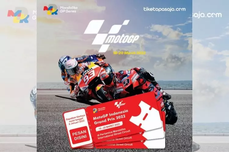 Tiket Nonton MotoGP Mandalika